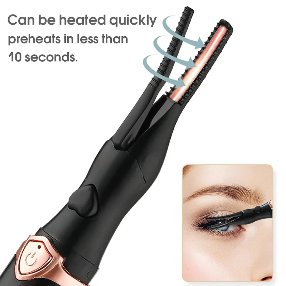 Portable USB Rechargeable Electric Eyelash Curler