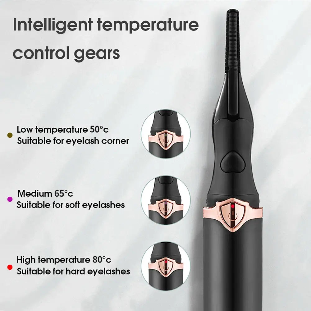 Portable USB Rechargeable Electric Eyelash Curler