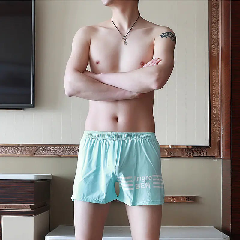 Men's Trendy Printed Big Boxer Lounge Pants