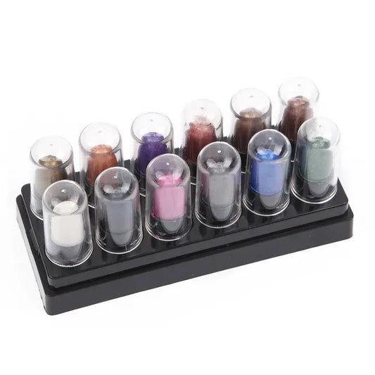 12pcs Eyeshadow Stick Set - Waterproof Glitter Pencils